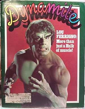 Dynamite. Vol. II, No. 3. September 1978 (Lou Ferrigno: More Than Just a Hulk of Muscle!)