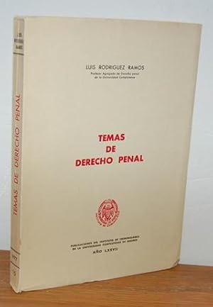 Imagen del vendedor de TEMAS DE DERECHO PENAL a la venta por EL RINCN ESCRITO