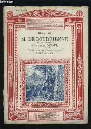 Imagen del vendedor de MEMOIRES DE M. DE BOURRIENNE. a la venta por Le-Livre