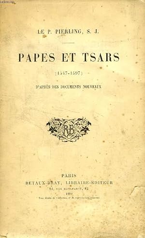 Imagen del vendedor de PAPES ET TSARS (1547-1597) a la venta por Le-Livre