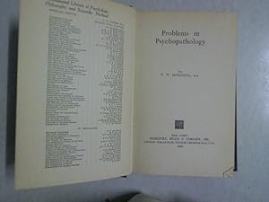 Bild des Verkufers fr Problems in Psychopathology. zum Verkauf von Antiquariat Bookfarm