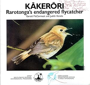 Kakerori. Rarotonga's Endangerd Flycatcher.