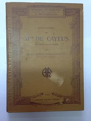 Imagen del vendedor de Souvenirs de Mme de Caylus a la venta por LibrairieLaLettre2