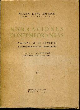 Imagen del vendedor de Narraciones contemporneas. Pginas de mi archivo y apuntes para mis memorias. Sptima parte del anecdotario histrico contemporneo a la venta por Rincn de Lectura