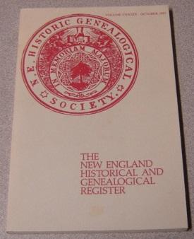 Bild des Verkufers fr The New England Historical and Genealogical Register, Volume CXXXIX, October 1985 zum Verkauf von Books of Paradise