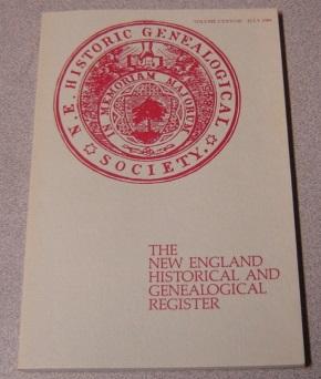 Bild des Verkufers fr The New England Historical and Genealogical Register, Volume CXXXVIII, October 1984 zum Verkauf von Books of Paradise