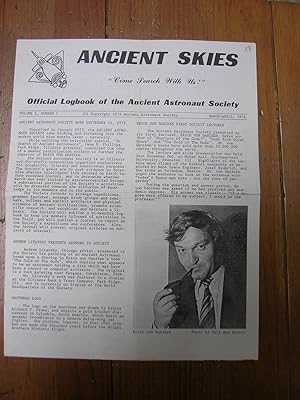 ANCIENT SKIES. ¡Come Search with Us!. Official Logbook of the Ancient Astronaut Society. Volume I...