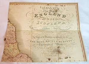 Mogg's New Map of England and Wales, with Part of Scotland: On Which Are Carefully Delineated the...