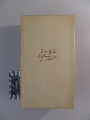 Seller image for Deutsche Liebesbriefe. for sale by Druckwaren Antiquariat