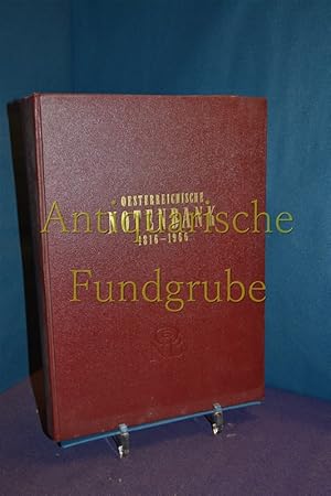 Seller image for Oesterreichische Notenbank 1816-1966. Geschichte des Oesterreichischen Noteninstituts. for sale by Antiquarische Fundgrube e.U.