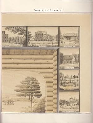 Bild des Verkufers fr Ansicht der Pfaueninsel von der Gallerie zu Nikolskoe". Lavierte Federzeichnung von W. von Mllendorf 1836/37. ( = Lieferung BE 01078) aus Berlin-Archiv hrsg.v. Hans-Werner Klnner und Helmut Brsch-Supan). zum Verkauf von Antiquariat Carl Wegner