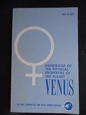 Seller image for HANDBOOK OF THE PHYSICAL PROPERTIES OF THE PLANET VENUS for sale by Douglas Books