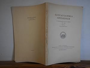 Imagen del vendedor de Gustavianska Opinioner: Mikael Anckarsvards Brev Till Nathanael Gerhard Schultn 1790-1808 a la venta por Jim's Old Books