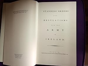 Standing Orders and Regulations for the Army in Ireland