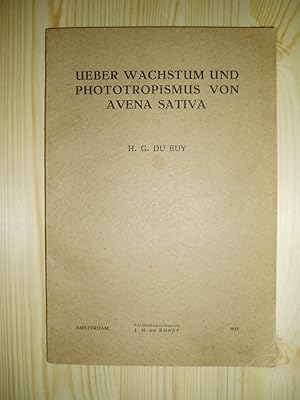 Ueber Wachstum und Phototropismus von Avena sativa