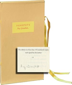 Imagen del vendedor de Sunspots (Limited UK Edition, signed) a la venta por Royal Books, Inc., ABAA