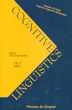 Immagine del venditore per Cognitive Linguistics 18,1-4, 2007. (whole volume). venduto da Fundus-Online GbR Borkert Schwarz Zerfa