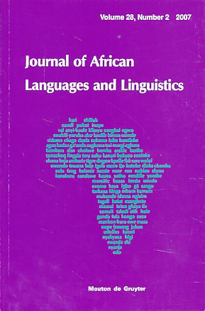 Seller image for Journal of African Languages and Linguistics. Volume 28, Number 2 (2007). for sale by Fundus-Online GbR Borkert Schwarz Zerfa