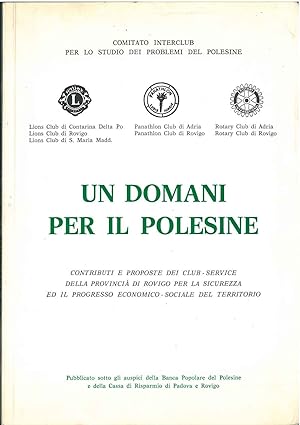 Un domani per il Polesine. Contributi e proposte ddei Club - Service della provincia di Rovigo pe...