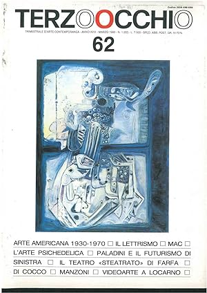 Terzoocchio, Trimestrale d'arte contemporanea. Anno 18, n. 1, (62), marzo 1992. Tra gli altri: Ar...