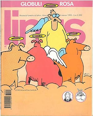 Linus. Rivista di fumetti e d'altro. Anno XXIX, n. 3 (336), marzo 1993. Globuli rosa