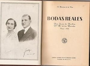 Imagen del vendedor de BODAS REALES. DON JUAN DE BORBN. DOA MARA DE LAS MERCEDES. ROMA 1935 a la venta por Palabras & Cosas