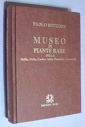 Imagen del vendedor de Museo di Piante Rare della Sicilia, Malta, Corsica, Italia, Piemonte, e Germania a la venta por Rodney Rogers