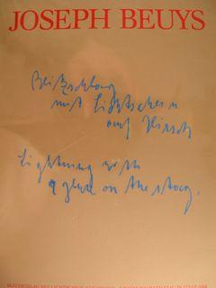 Joseph Beuys. Blitzschlag mit Lichtschein auf Hirsch. Lichtning with Stag in its Glare. 20th Sao ...