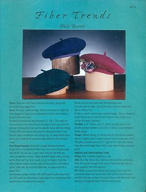 FIBER TRENDS : FELT BERET : 1994-1995. AC-6206x