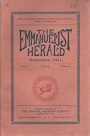 Imagen del vendedor de The Emmanuelist Herald September 1911 Vol. 4 No. 2 a la venta por John McCormick