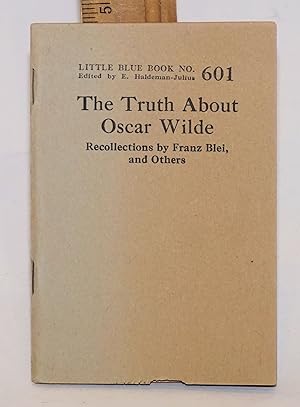 Seller image for Recollections of Oscar Wilde; translation and introduction by Percival Pollard for sale by Bolerium Books Inc.