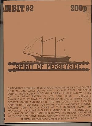 Bild des Verkufers fr Ambit 92. SPIRIT OF MERSEYSIDE. A Quarterly of Poems, Short Stories, Drawings & Criticism. Magazine 1983 zum Verkauf von SAVERY BOOKS