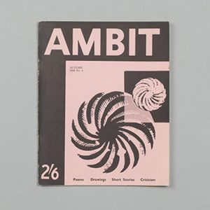 Bild des Verkufers fr Ambit. No 6. Autumn 1960. Magazine zum Verkauf von SAVERY BOOKS