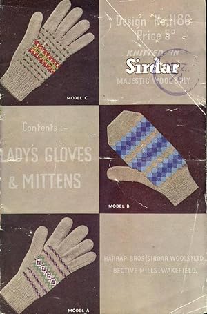 Seller image for SIRDAR MAJESTIC WOOLSPLY : LADY'S GLOVES & MITTENS : Design No 1186 for sale by 100POCKETS