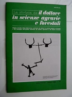 "La rivista de IL DOTTORE IN SCIENZE AGRARIE E FORESTALI Anno XXXVIII Ottobre 1988 n.° 10"