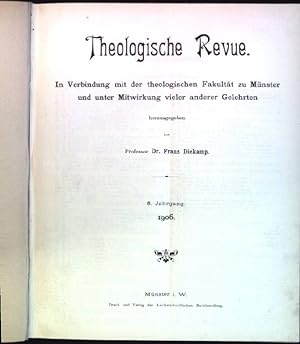 Bild des Verkufers fr Theologische Revue; 3. Jahrgang, 1906 zum Verkauf von books4less (Versandantiquariat Petra Gros GmbH & Co. KG)