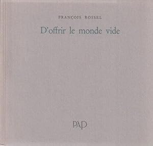 Seller image for D'offrir le monde vide * for sale by OH 7e CIEL