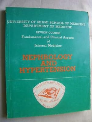 Imagen del vendedor de NEPHROLOGY AND HYPERTENSION a la venta por Librera Maestro Gozalbo