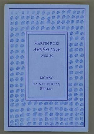 Seller image for Aprslude. 1988 - 89. 216 Zeichnungen. for sale by Dieter Eckert