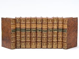 Seller image for Sermons de M. Massillon, Evque de Clermont (11 Volumes) : Avent - Pangyriques - Penses sur diffrents sujets de morale et de pit - Mystres - Carme (4 Tomes) - Oraisons Funbres - Sentimens d'une Ame touche de Dieu, tire des Pseaumes de David - Petit Carme for sale by Librairie du Cardinal