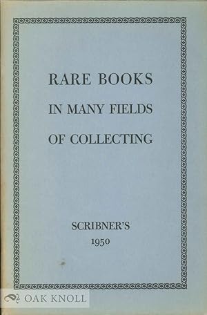Seller image for FIRST EDITIONS AND ASSOCIATION COPIES OF AMERICAN, ENGLISH AND CONTINENTAL LITERATURE. SCIENCE. CALLIGRAPHY. . for sale by Oak Knoll Books, ABAA, ILAB