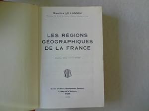 Bild des Verkufers fr Les regions geographiques de la France. Deuxieme edition revue et corrigee. zum Verkauf von Antiquariat Bookfarm