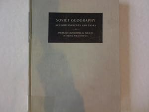 Imagen del vendedor de Soviet Geography: Accomplishments and Tasks. A symposium of 50 chapters, contributed by 56 leading Soviet geographers and edited by a committee of the Geographic Society of the USSR, Academy of Sciences of the USSR. a la venta por Antiquariat Bookfarm