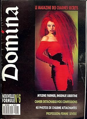 Immagine del venditore per DOMINA LE MAGAZINE DES CHARMES SECRETS - Revue de SADOMASOCHIME 21 x 29,7 cm de 66 pages . N 6 / 1989 . venduto da LA FRANCE GALANTE