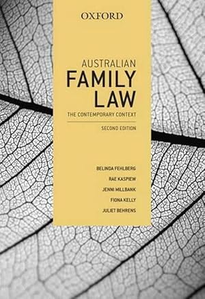 Seller image for Australian Family Law: The Contemporary Context (Paperback) for sale by Grand Eagle Retail
