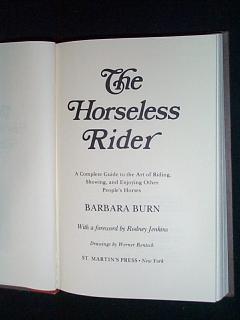 The Horseless Rider.