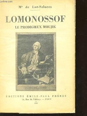 Seller image for LOMONOSSOF, LE PRODIGIEUX MOUJIK for sale by Le-Livre