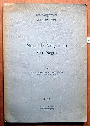 Seller image for Notas De Viagem Ao Rio Negro for sale by Ken Jackson