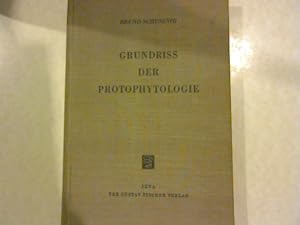 Image du vendeur pour Grundriss der Protophytologie. mis en vente par Antiquariat Bookfarm