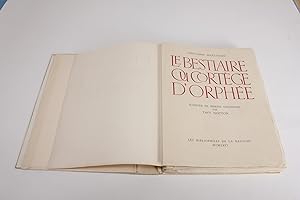 Seller image for Le Bestiaire ou Cortge d'Orphe.Illustr de burins originaux par TAVY NOTTON. for sale by Libreria Antiquaria Freddi
